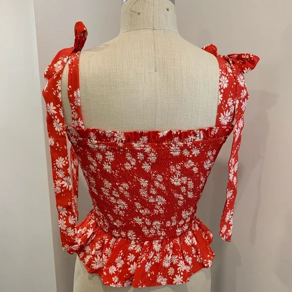 YUMI KIM Revolve tie-shoulder stretchy camisole like new - Picture 6 of 6